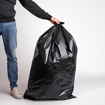 Bolsa Basura 90x115 Negra - Rollo de 10 ud.