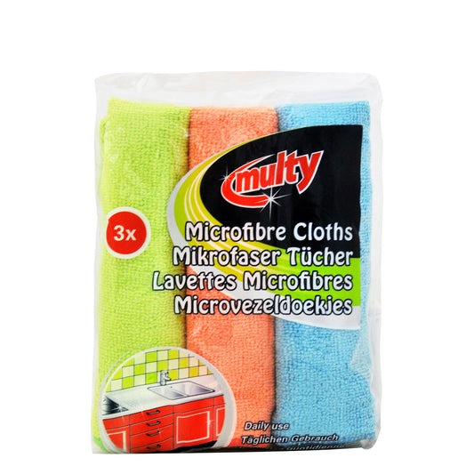 Pack 3 Bayetas de Microfibra (colores surtidos)